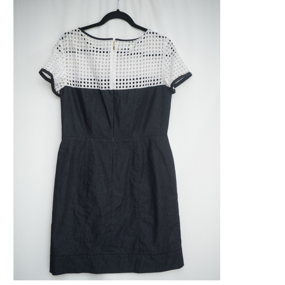 SALE Donna Morgan  Denim Sheath Dress Sz 12 - Picture 5 of 8